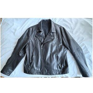 Genuine Leather Moto Jacket